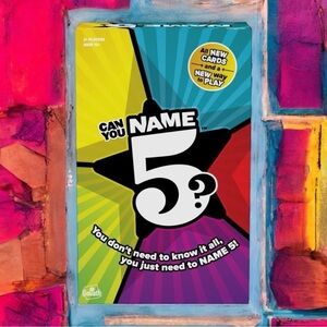 NEW Can You Name 5? Board‎ Game Family and Friends Fun Party Night
